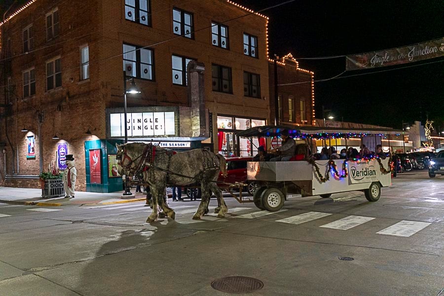 Holiday shopping at Jingle in the Junction Iowa Road Trip