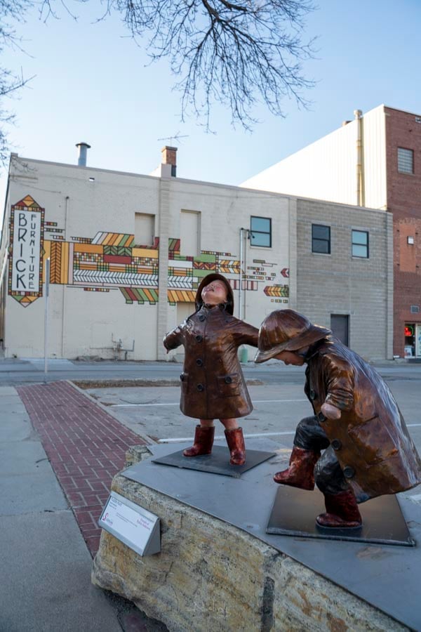 River City Sculptures on Parade in Mason City, Iowa.