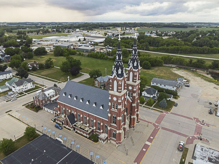St Francis Xavier Basilica in Dyersville, Iowa