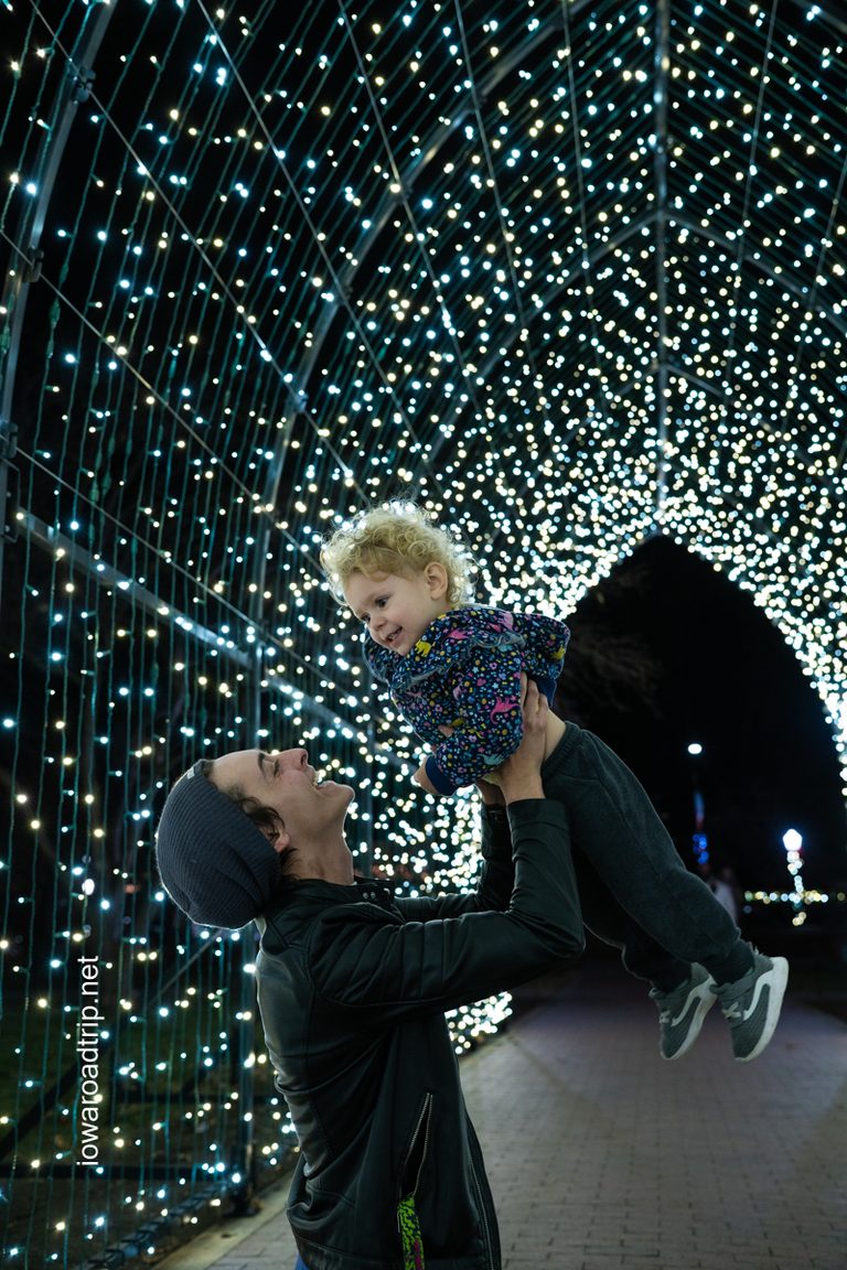 Christmas Lights in Pella, Iowa: A Walk Through Central Park